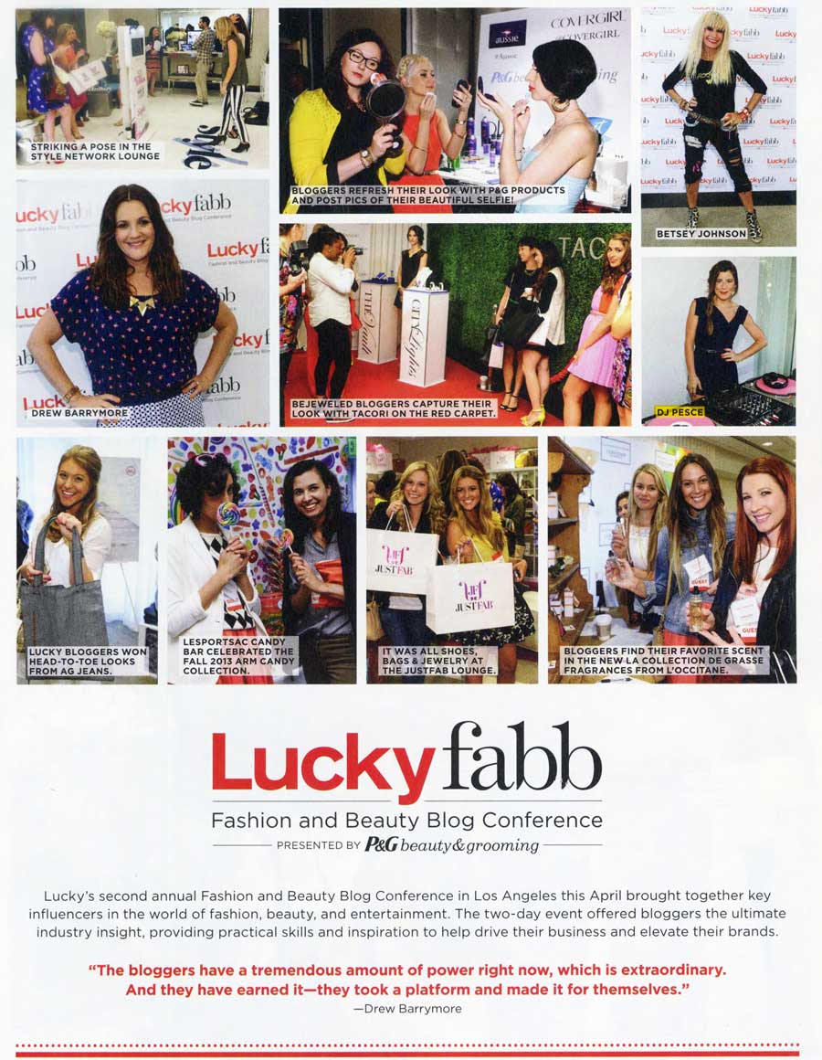 Lucky Magazine August 2013